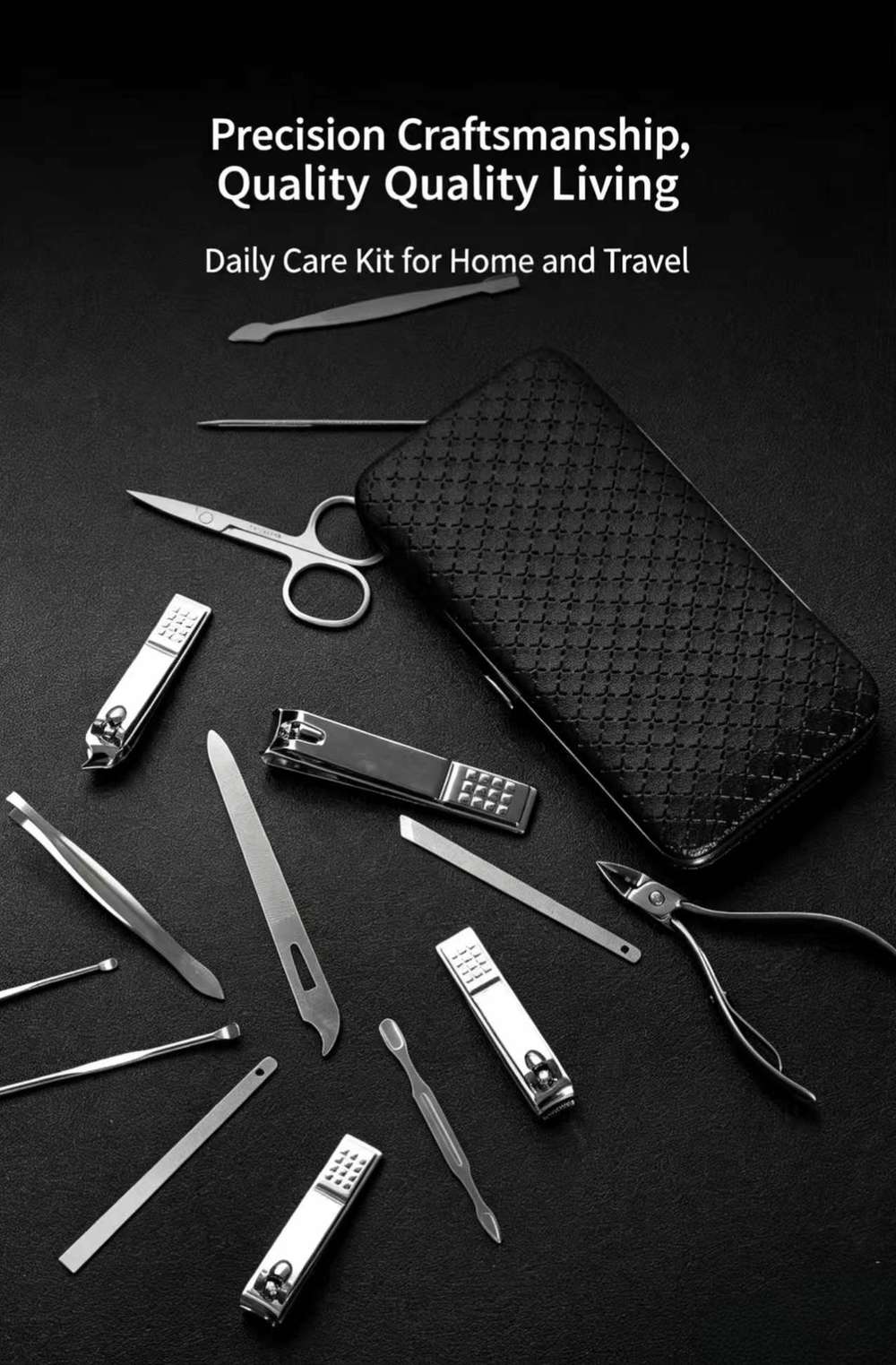 Professional 19-Piece Manicure Grooming Set