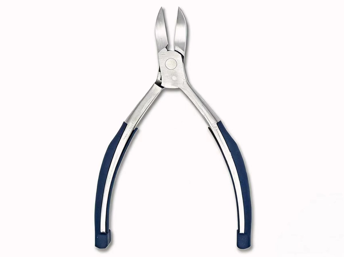 Heavy Duty Toenail Nipper Blue Grip Detail