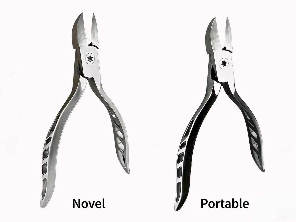 Heavy Duty Toenail Nipper Silver Black Color