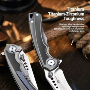 YANGGE Titanium-Zirconium Folding Knife Industrial Style